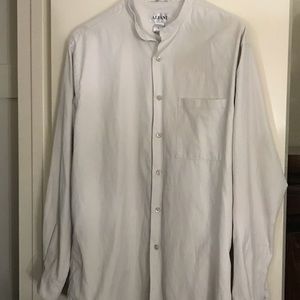 Alfani Collarless Shirt
